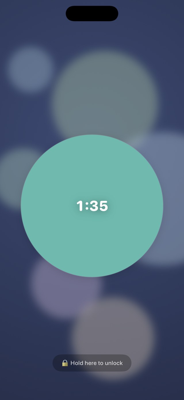 Running timer disc
