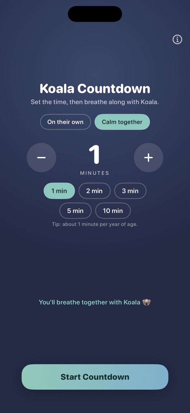 Calm Together setup
